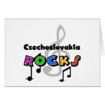 Czechoslovakia Rocks Card