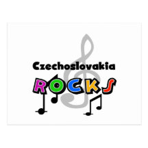 Czechoslovakia Rocks Postcards