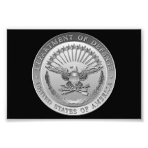 D.O.D Government Emblem Photo Art