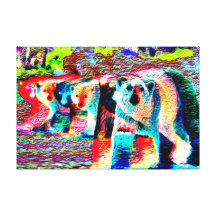 Da Bears Canvas Print