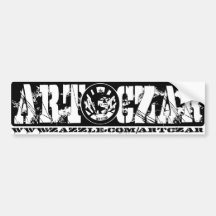 "Da' Man" #3 - ART CZAR Bumper Sticker