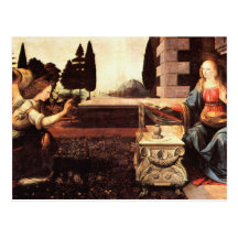 Da Vinci, Leonardo - The Annunciation Post Cards