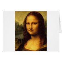 Da Vinci Mona Lisa Card