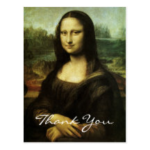 da Vinci's Mona Lisa Postcards