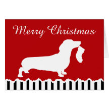 Dachshund Christmas Cards