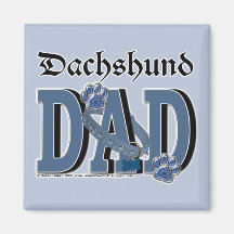Dachshund DAD Fridge Magnet
