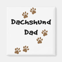 Dachshund Dad Fridge Magnets