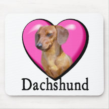 Dachshund Lovers Valentines Mouse Mats