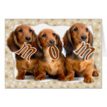 DACHSHUND MOM CARD
