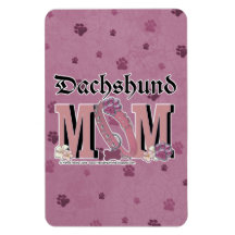 Dachshund MOM Rectangular Magnet