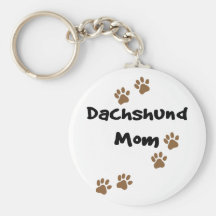 Dachshund Mum Keychain