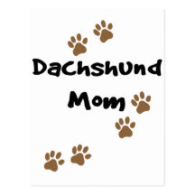 Dachshund Mum Postcard