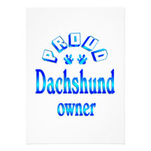 Dachshund Owner Invitations