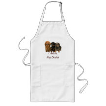 Dachshund Puppies Adore Apron
