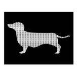 Dachshund Silhouette From Many Postcard