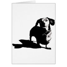 Dachshund Sketch Cards