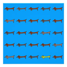 Dachshund, Weiner Dog Custom Announcements