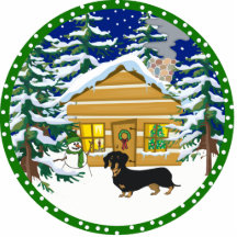 dachshund winter cut out
