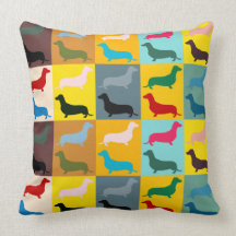 Dachshunds Throw Pillow