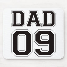 Dad 2009 - Black Mouse Pad