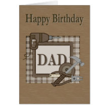 Dad Carpenter Birthday Card