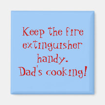 Dad Cooking Magnet