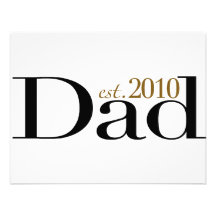 Dad Est 2010 Custom Invite