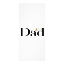 Dad Est 2010 Full Colour Rack Card