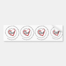Dad - Fatherly Love Bumper Stickers