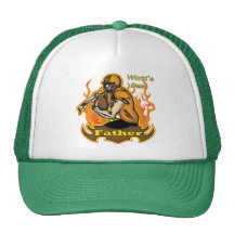 Dad Fathers Day Football Gifts Trucker Hats
