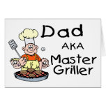 Dad Master Griller Card