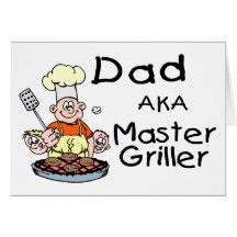 Dad Master Griller Card