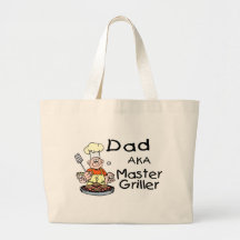 Dad Master Griller Tote Bags