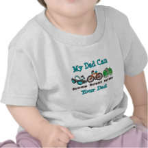 Dad Outswim Outbike Outrun Triathlon Baby T-shirt