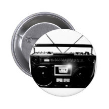 Dadawan Ghettoblaster boombox 1980 Buttons