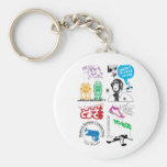 Dadawan mash up pop icons key chains