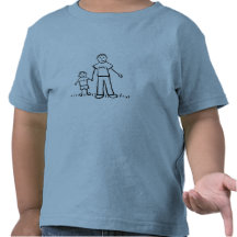 Daddy & Me T-Shirt (Drawing & No Title)