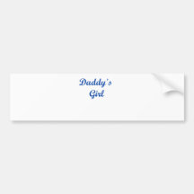 Daddy's Girl Bumper Sticker