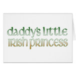 Daddy's Irish princess Greeting Card