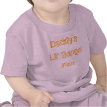 Daddy's Lil' Bengal Fan Tee Shirts