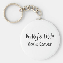 Daddy's Little Bone Carver Keychain