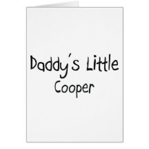 Daddy's Little Cooper Greeting Card