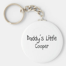 Daddy's Little Cooper Keychain