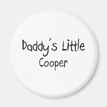 Daddy's Little Cooper Magnets