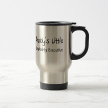 Daddy's Little Marketing Executive Coffee Mugs
