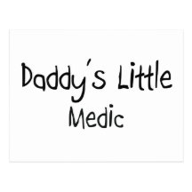 Daddy's Little Medic Postcards