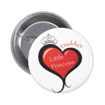Daddy's Little Princess Button