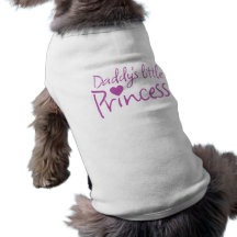 Daddys little princess doggie t shirt