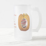 Daddy's Little Pumpkin Custom Photo Beer Mug
