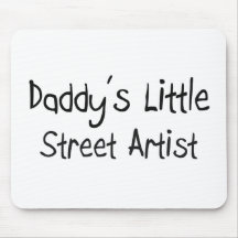 Daddy's Little Street Artist Mousemat